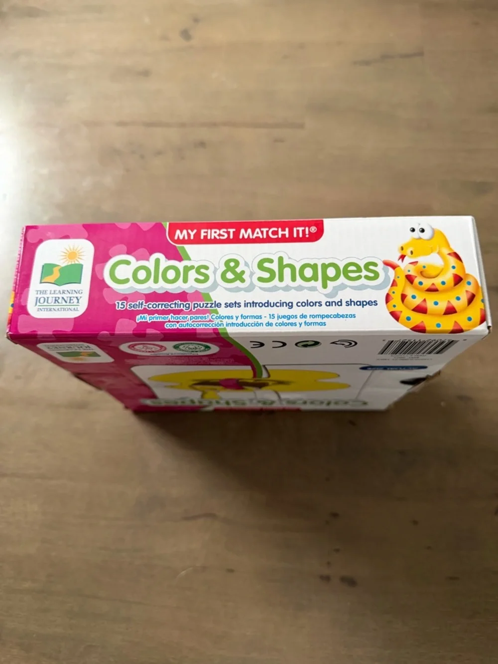 The Learning Journey My First Match It! Colors & Shapes Puzzle Set Ages 2-5
